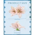 thumbnail image 6 of AWAYTR 3 Pcs Floral Clips for Women Girls Large Hair Flowers Set Tropical Hawaiian Floral Clip for Beach Wedding Hair Accessories, 6 of 8