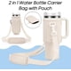 thumbnail image 2 of Bolsa de transporte para botellas de agua con bolsillo para teléfono para vaso Stanley de 40/30 oz Estuche de neopreno para botellas de agua con correa ajustable Bollus, 2 of 5