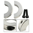 thumbnail image 3 of BTOER 2pcs Clamp Collar Double Split Fixed Rings 20mm To 30mm Diameter Shaft Collar Clamp Type Split Collars Retaining Rings, 3 of 9
