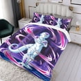 thumbnail image 3 of Freezer Conjunto de sábanas temático, trío de piezas, cómodo y amigable con la piel, diseño único, regalo de decoración para el hogar para familiares, amigos y fans,140cm *210cm, 3 of 6
