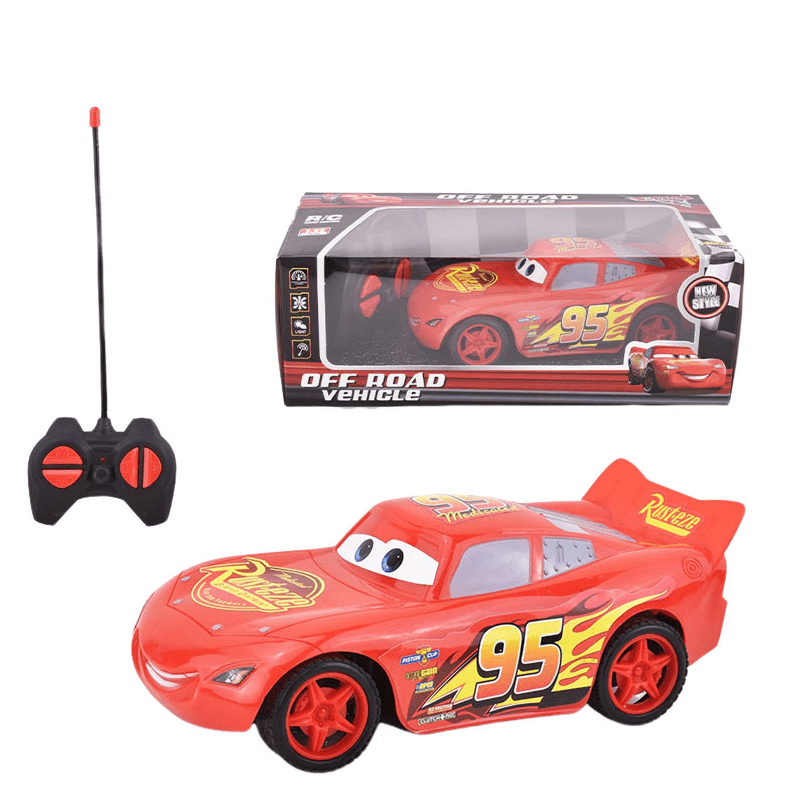 その他 Disney Pixar RC Remote Control Car Disney Pixar Cars Lightning McQueen Remote Control Car