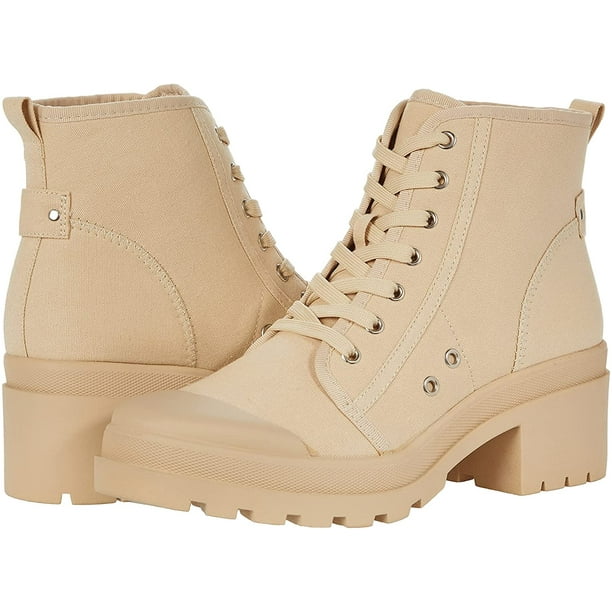 chinese laundry bunny canvas combat boot