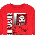 thumbnail image 3 of Pokémon - Bulbasaur Anime Battle - Youth Long Sleeve Graphic T- Shirt, 3 of 5