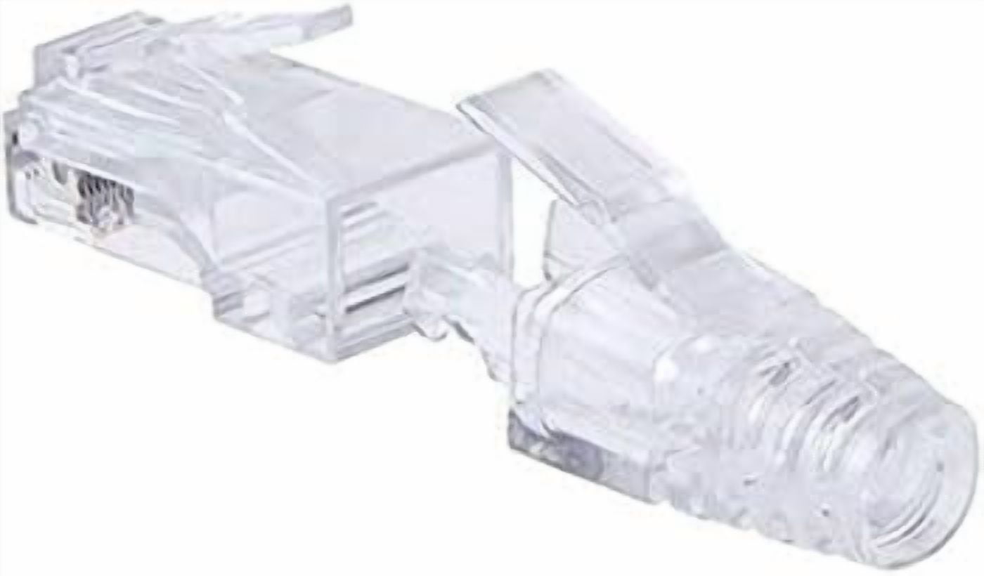 Outdoor CAT5E (Cat 5e) LAN Network Ethernet Cable, Solid Copper 24AWG 4-Pair UTP, Strain Relief Boots, RJ45 Gold Plated Connectors, CMX Rated, UL ETL, Made in USA (12 ft Gray)