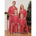 thumbnail image 2 of Family Pajamas Matching Set, Long Sleeve Shirt with Pants Plaid Sleepwear Loungewear, 2 of 9