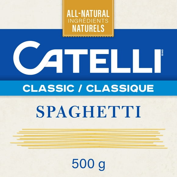 Spaghetti Catelli Classique entièrement naturels, 500 g 500 g