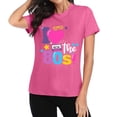 thumbnail image 5 of T-Shirts For Women Summer Round Neck Retro 80s Loose Casual Short Sleeved Top Womens Tops, 5 of 5