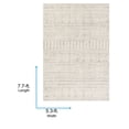 thumbnail image 3 of Livabliss Area Rugs for Living Room, 5x8 Elaziz Global Gray Rug, Bedroom Dining Room Home Decor Stain Resistant Carpet (5'3" x 7'7"), 3 of 8