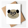 Brown Lovely Fat Animal Panda Aable Greeting Cards You are Invited Invitations