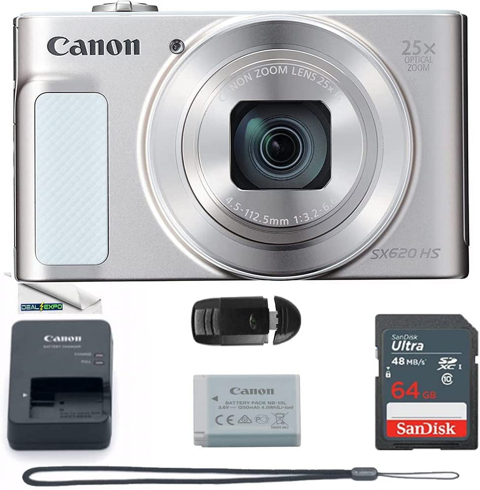 Canon PowerShot SX620 Wi-Fi, Point Shoot 20.2MP, 25x Optical Zoom