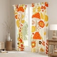 thumbnail image 3 of Erosebridal 70S Groovy Flower Blackout Curtains, 80S 90S Retro Floral Curtains & Drapes 42"Wx84"L 2 Panels, Bohemian Hippie Rainbow Curtains Mushroom Window Treatments Women Bedroom, 3 of 6