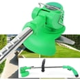thumbnail image 3 of CNCEST Green Cordless Mower Portable Electric Lawn Trimmer Grass Cutter Weed Edger 450W, 3 of 6