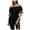 Black, variant on Plus Size Summer Clothes for Women Soft Tops With Solid Colors And Half Sleeves Large Top For Girl Puff Sleeve Top Scrub Set Pattern T Shirts Thick Long Sleeved Shirts Knit T Shirt Black XL