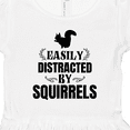 thumbnail image 4 of Inktastic Easily Distracted by Squirrels Girls Toddler Dress, 4 of 5