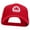 Red, variant on Fire Bowser Embroidered Low Profile Cap - Dk Green OSFM
