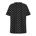 thumbnail image 5 of Plus Size Tops Sevevn Women's Fashion Summer Printed Plus Size Short Sleeve V-Neck Blouses Women's T-Shirts, 5 of 6