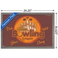 thumbnail image 3 of The Big Lebowski - Bowling League Wall Poster, 14.725" x 22.375", Framed, 3 of 3