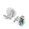 Dolphin Premium Stainless Steel Shirt Cufflink Set for Men Ideal for