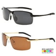 thumbnail image 2 of NEW POLARIZED Classic Retro Men Fashion Metal Aviator Vintage Sunglasses Black, 2 of 8