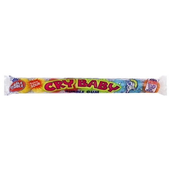 Cry Baby Extra Sour Gum Ball Tube, 9 Piece