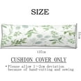 thumbnail image 4 of Green Leaf Body Pillow Cover Watercolor Eucalyptus Floral Spring Plant Leave Botanical Foliage Long Pillowcase with Zipper Decorative Soft Cushion Bedding Pillow Cases for Couch,Home Gift 20"x54", 4 of 4