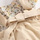 thumbnail image 4 of Gibobby Mameluco niña Ropa infantil con mangas voladoras y leopardo para niñas(Rosa caliente, 12-18 Meses ), 4 of 5