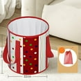thumbnail image 5 of SIYTUAU Foldable Foot Soaking Bucket Without Lid Red Pvc Material 32X32X37Cm Portable Tub For Home And Travel Use Foot Soaking Bucket Red, 5 of 5