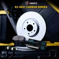 thumbnail image 2 of R1 Concepts Front Brakes and Rotors Kit |Front Brake Pads| Brake Rotors and Pads| Ceramic Brake Pads and Rotors |Hardware Kit WDWH1-03074, 2 of 5