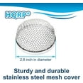thumbnail image 3 of HQRP 2-Pack 2.8" RV Furnace Vent Covers Flying Bug Insect / Rodent Screen w/ Installation Tool Replacement for Camco 42141 FUR-200, 3 of 7