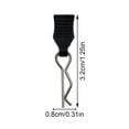 thumbnail image 2 of Remote Car Body Shell R Clip Spring Pins and R Shape Clips Set Suitable for Model Vehicle Components, 2 of 9