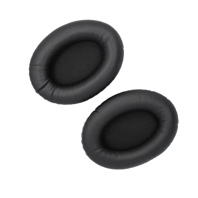Almohadillas de cuero de Repuesto de espuma viscoelástica Almohadillas para Almohadillas para Auriculares Bose QuietComfort2 QC2 QC15 1 par Monstrate PJ5910-01