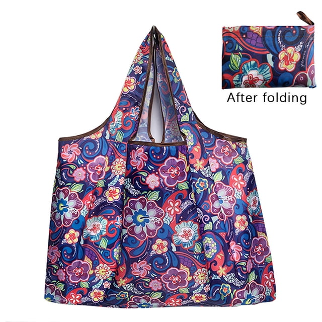 Amzcrzy Non Sacs d'Épicerie Réutilisables Magasin Tissu Tissé Pliable à une Épaule Sac de Rangement Portable Sac de Rangement pour Aliments Sacs Ziploc Réutilisables Sacs d'Épicerie Sacs de Magasinage Réutilisables