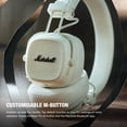 thumbnail image 2 of Auriculares supraaurales Bluetooth Marshall Major V, color crema, 2 of 3