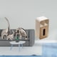 thumbnail image 2 of Caja De Pañuelos Con Forma De Elefante De Cerámica, Dispensador Multiusos De Esculturas De Animales Para El Hogar, La Oficina, El Estante Y El Control Remoto., 2 of 8