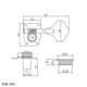 thumbnail image 2 of Open Gear Bass Guitar Tuning Pegs 4 In Line Bass Tuners Keys Machine Head 4r/4l, 2 of 4