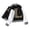 Black, variant on Big Girls Baseball Jacket With Leopard Print Lettering School Outerwear Spring Seasons Clothes