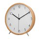 thumbnail image 1 of Reloj de escritorio de madera, silencioso, elegante, blanco, moderno, diseño, 1 of 1
