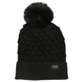 thumbnail image 4 of Polar Extreme Heat Women's Sherpa Lined Knit Hat, Black, 4 of 4