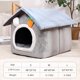 thumbnail image 1 of Foldable Dog House Indoor Warm Sofa Kennel Bed Mat for Small Medium Large Dogs Cats Warm Puppy Cave Cat Nest Winter Pet Products ShopWise Round, 1 of 9