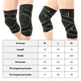 thumbnail image 2 of Genouillère Protectrice Professionnelle pour Sports Genouillère Extérieure Course Genouillères Vert L, 2 of 7