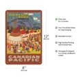 thumbnail image 2 of Banff Canada - Indian Days - Canadian Pacific Railway - Vintage Railroad Travel Poster by W. Langdon Kihn c.1926 - 8 x 12 inch Vintage Wood Art Sign, 2 of 4