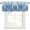CornFlowerBlue, variant on Black Grey Vintage Rod Pocket Curtain Valance, Retro Abstract Art Farmhouse Window Valance for Living Room, Bedroom, Kitchen 42"W x 18"L