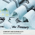 thumbnail image 2 of JML 100% Cotton Beach Towel,Soft & Quick-Dry Pool Towel,Perfect for Beach,Swimming,28"x58", 2 of 3