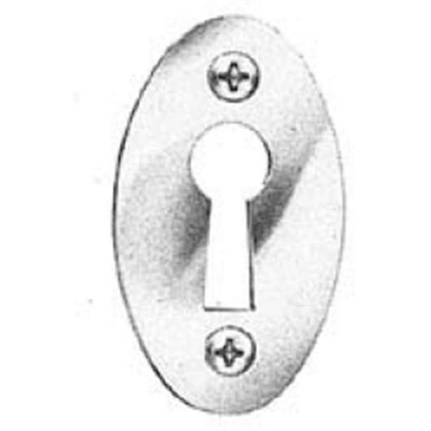Baldwin 5754260 Polished Brass Oval Key Plate