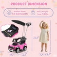 thumbnail image 2 of iYofe Ford Bronco 3-in-1 Toddler Push Car for Ages 1-3, Ride On Toy with Adjustable Parent Handle, Canopy, Safety Guardrail, Horn & Silent Wheels, Push Car for Toddlers, 2 of 8