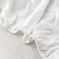 thumbnail image 7 of Simple&Opulence 100% Linen Sheet Set Solid Color- 6 Pcs Washed French Flax Bed Sheets (1 Flat Sheet, 1 Fitted Sheet, 4 Pillowcases) - Breathable Home Collection (Basic White, Queen), 7 of 7