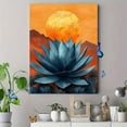 thumbnail image 4 of Qisvanset 12x16 Inch 2D Flat Framed Canvas Art, Mid Century Modern Agave Plant Minimalist Home Wall Art Decor, 4 of 5