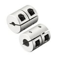 thumbnail image 3 of Uxcell 4mm to 8mm Shaft Coupling 25mmx20mm Coupler Aluminum Alloy Joint Motor, 2 Pack, 3 of 6