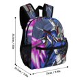 thumbnail image 2 of Mobile Suit Gundam Backpacks 13 Inch Lightweight Casual Bookbags Travel Daypack Bookbags for Camping Hiking, 2 of 8