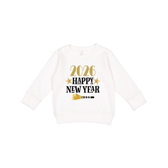 Inktastic 2026 Happy New Year Toddler Sweatshirt
